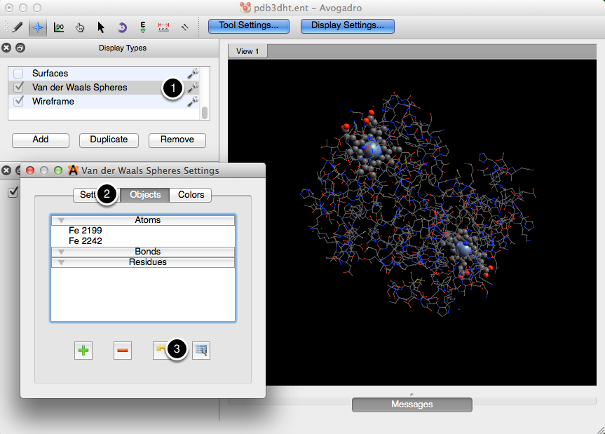Coloring Part of a Molecules · Learning Avogadro - The Molecular Editor